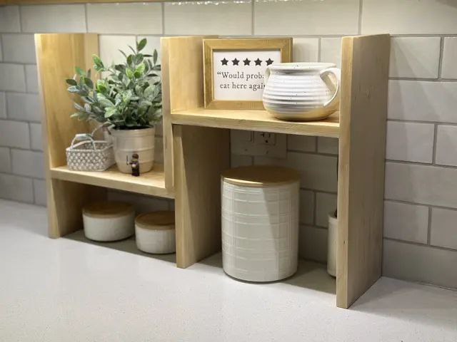 منظم خشب حرف H متعدد الاستخدامات – تصميم عصري وأنيق