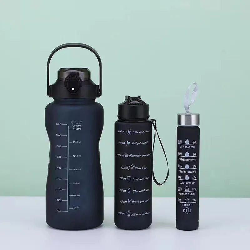 طقم زجاجات مياه رقمية 3×1