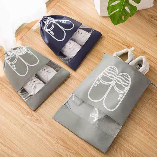 كيس حفظ الأحذية المستورد – حماية من التراب والرطوبة مع نافذة شفافة