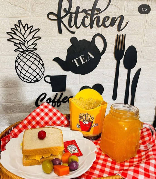 طقم ديكور خشبي تريندي 10 قطع – تصميم عصري للحوائط