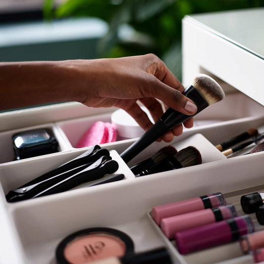 منظم أدراج 6 قطع بتصميم حصري – قابل للتعديل لترتيب مثالي للأدوات والإكسسوارات