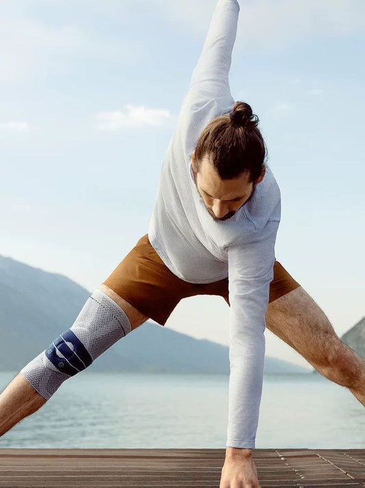 مشد ركبة بدعامة لتخفيف آلام المفاصل والعضلات – خامات مرنة ومريحة