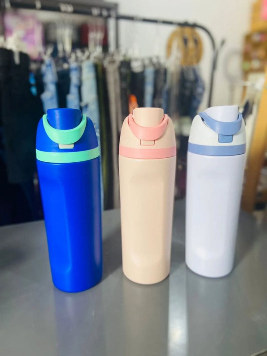 زجاجة بعزل حراري مزدوج – استانلس ستيل 304 لحفظ المشروبات الساخنة والباردة