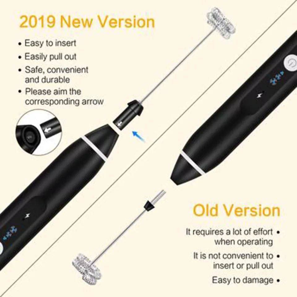 مضرب نسكافيه وشحن USB 2×1 – بقطعتين تبديل للنسكافيه والبيض