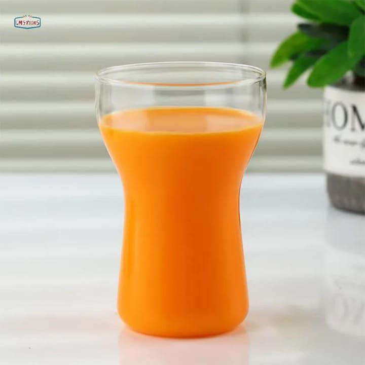 كوب آيس كوفي زجاج بيور