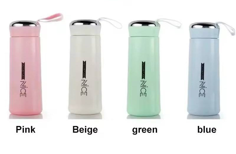 ترمس زجاج صحي بطبقة سيليكون للحماية – تصميم عملي بغطاء محكم وجودة عالية