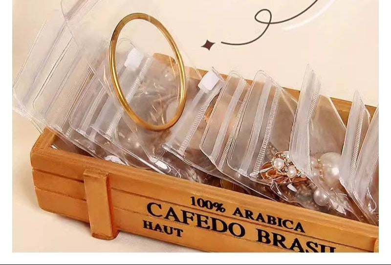 طقم 10 أكياس لحفظ وتنظيم الإكسسوارات والمقتنيات – مقاومة للماء والأتربة