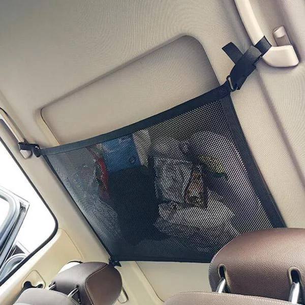 حامل سقف شبك عالمي للسيارة – مساحة إضافية للتخزين وسهل التركيب