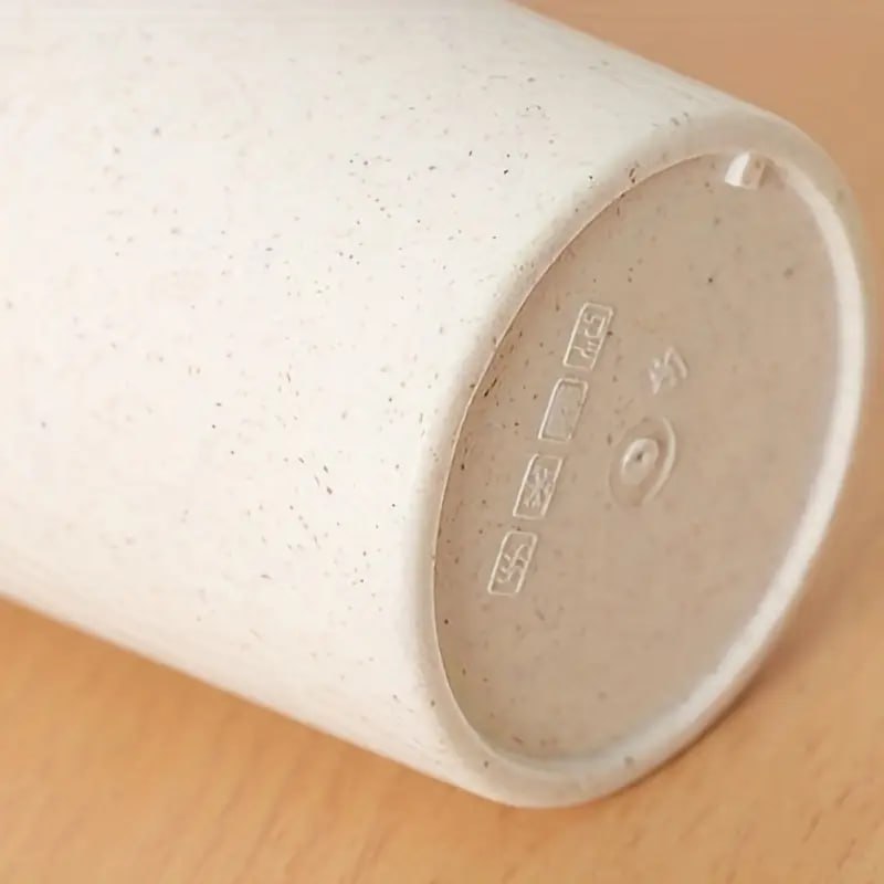 مج قش قمح صحي بغطاء وحزام – 350 مل للسخن والبارد | جودة ممتازة