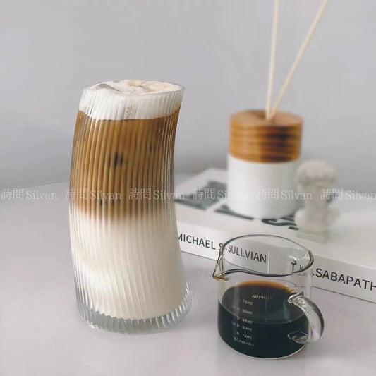 شوب موزة زجاج بيركس حراري – لشرب الكوفي والعصائر والسموزي بشكل مميز