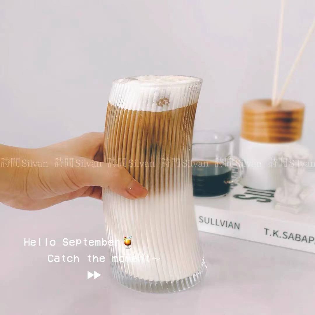 شوب موزة زجاج بيركس حراري – لشرب الكوفي والعصائر والسموزي بشكل مميز