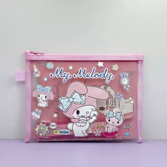 الشنطة الشفافة – حجم كبير | يونيكورن وأشكال مميزة ✨💄✏️ |