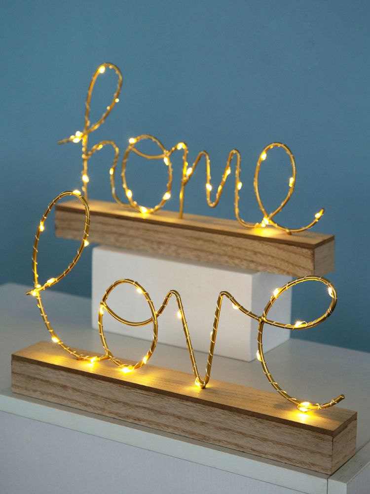 🏷️ إضاءة ديكور HOME & LOVE – لمسة رومانسية وديكورية ساحرة ✨💡