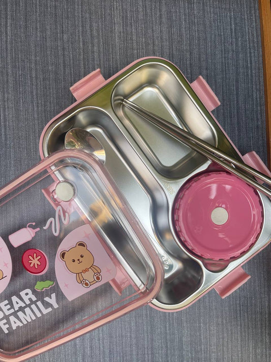 لانش بوكس استانلس بيور – أمان وصحة في كل وجبة 🥗🍱