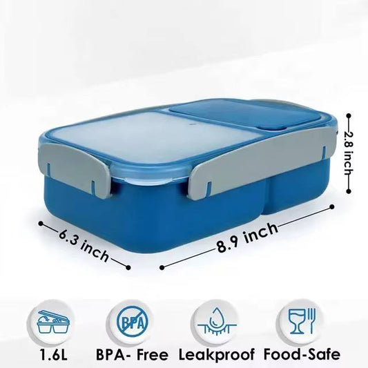 🍱 لانش بوكس مقسم 3 خانات – عملي وصحي بأعلى كواليتي مستورد