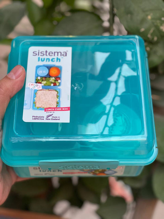 لانش بوكس Sistema بسعة 2 لتر – تصميم عملي من نيوزيلندا لحفظ طعامك بأمان وأناقة
