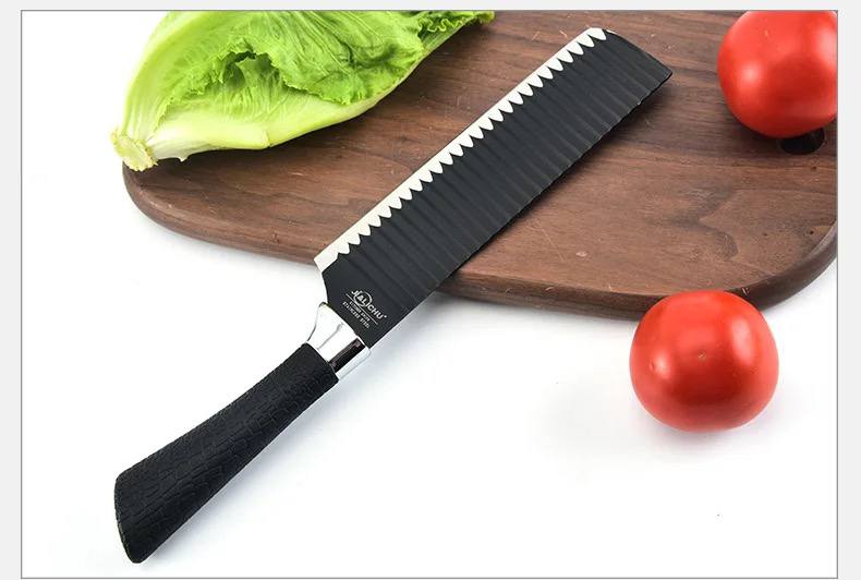 🔪 طقم سكاكين 6 قطع في علبة جرانيت – أدواتك الأساسية في المطبخ