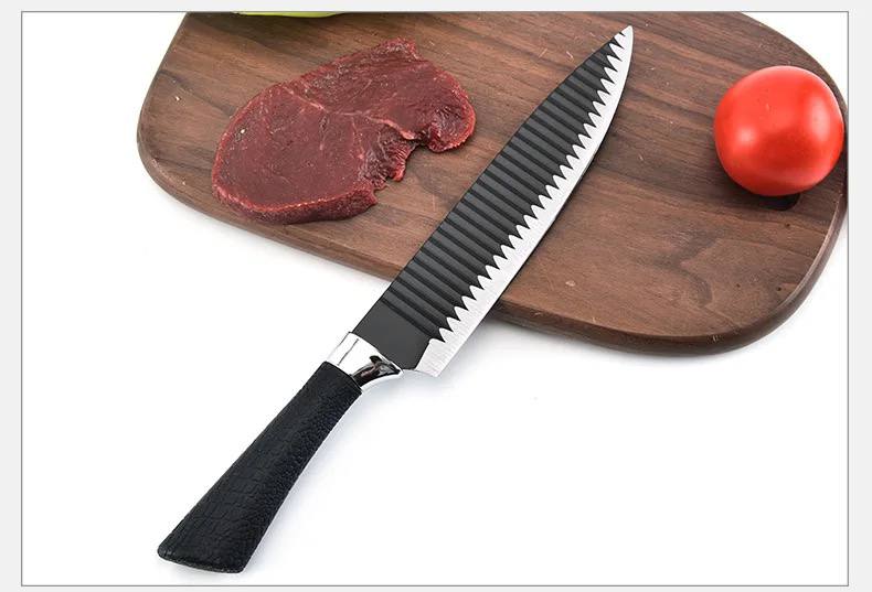 🔪 طقم سكاكين 6 قطع في علبة جرانيت – أدواتك الأساسية في المطبخ