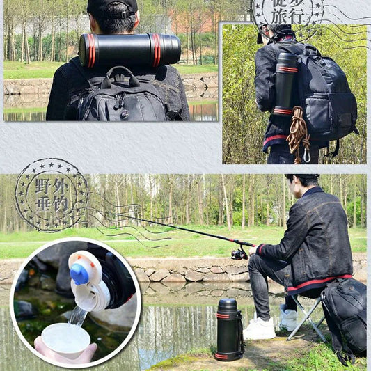 🔥 الترمس 2 لتر – رفيقك في كل الأوقات