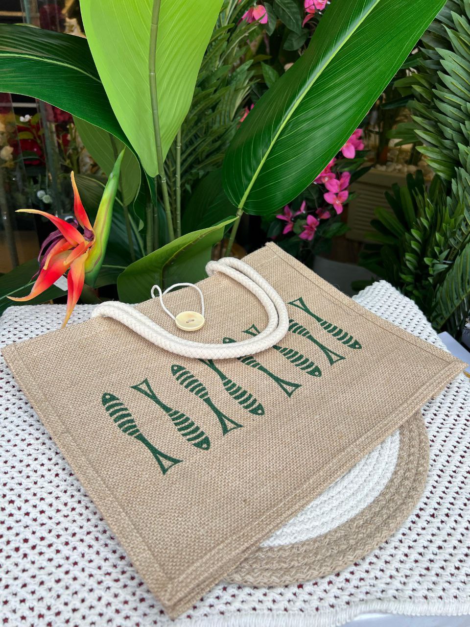 شنطة هاند ميد مثاليه للبحر 🌊👜