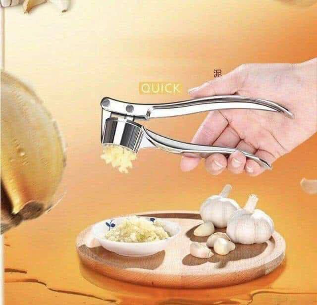 🧄 هراسة ثوم يدويّة – استانلس ستيل بجودة عالية وسهولة في الاستخدام