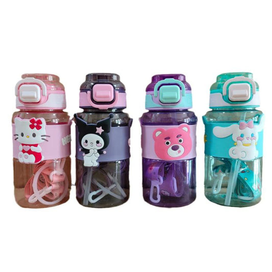 زجاجة مياه أكريليك للأطفال – شاليموه سيليكون بسعة 750 مللي