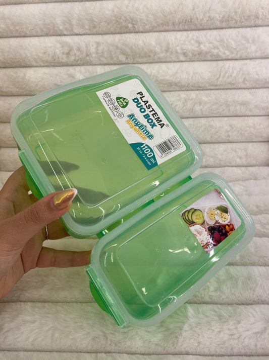 لانش بوكس مقسم – الأناقة والتنظيم في وجبة واحدة 🍱✨