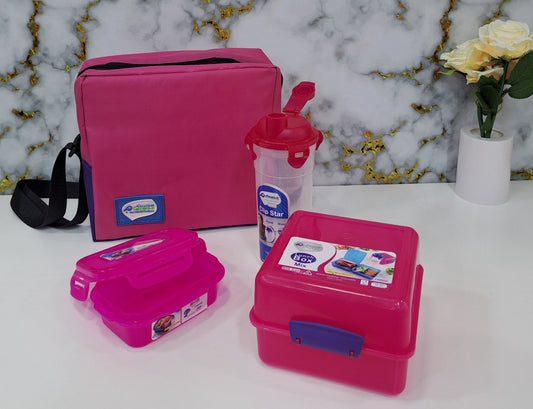 طقم لانش باك ميكس MEDSTAR – 4 قطع | صحي وآمن 100%