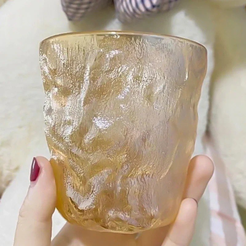 🥤 طقم أكواب مشبر ألوان – 6 قطع بتصميم أنيق وخامة زجاج مستورد