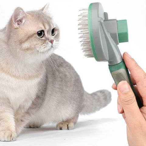 فرشة إزالة شعر الحيوانات الأليفة – عملية وبتنضف نفسها! 🐶🐱