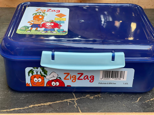 لانش بوكس مقسم ZigZag بسعة 1.65 لتر – تصميم عملي وجودة تصنيع محلية مستوحاة من Sistema