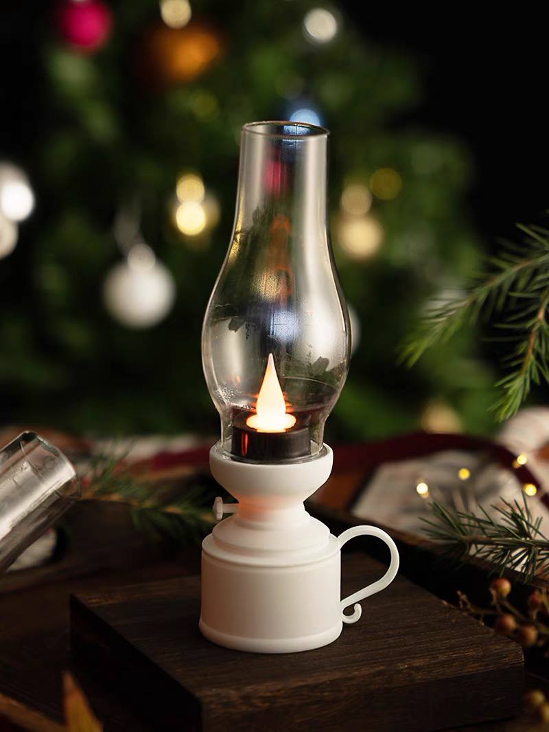 🕯️ شمعة لمبة الجاز – لأجواء ديكورية ورومانسية خيالية