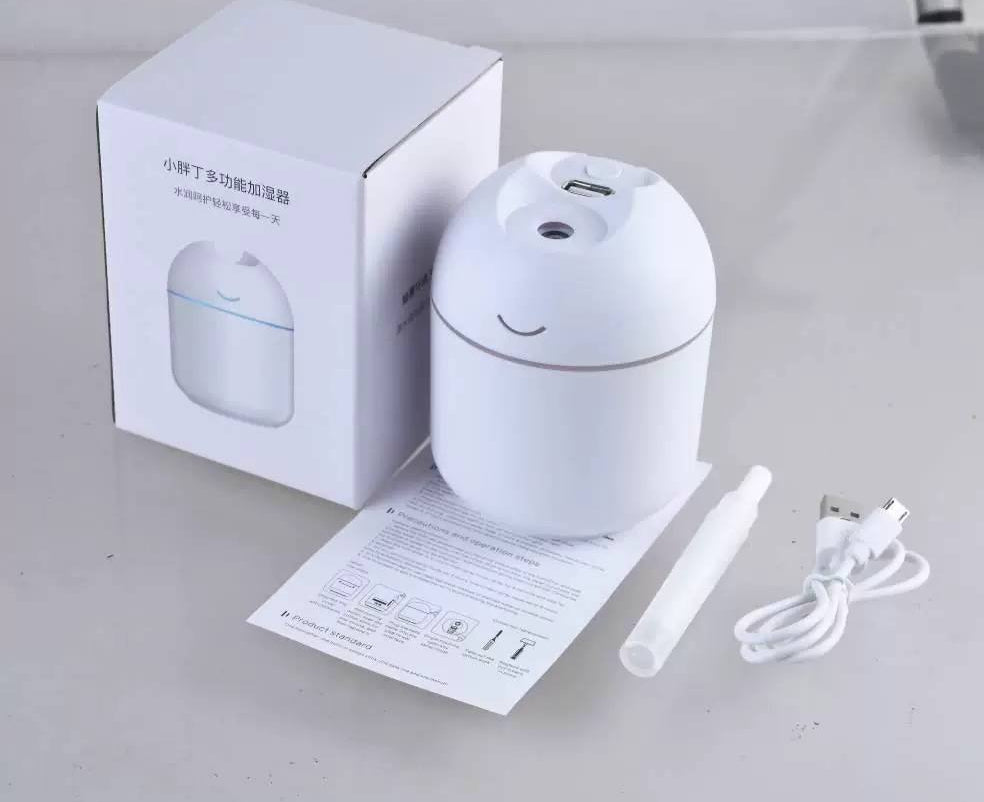 🌟 فواحة مضيئة تعمل بـ USB – للمنزل والسيارة