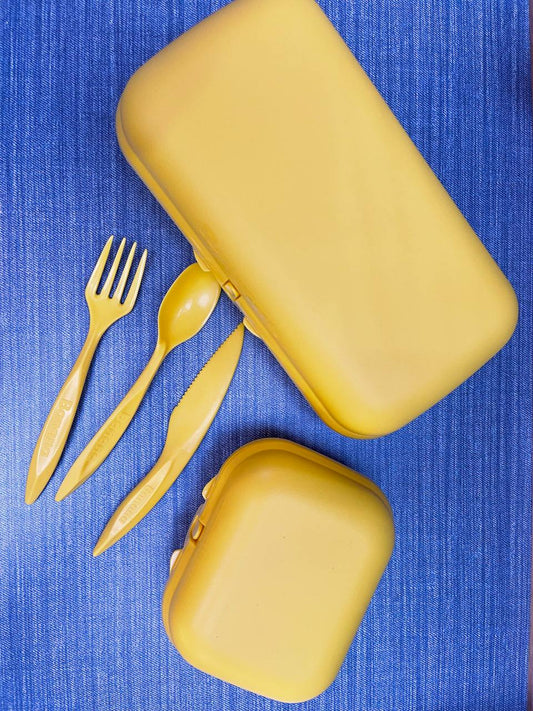 مجموعة لانش بوكس Easy Lock من Banana – 3 قطع لتنظيم مثالي لوجبة طفلك اليومية