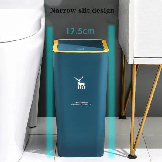 باسكت غزالة تاتش – تصميم سمارت بغطاء محكم ولمسة ديكور أنيقة 🦌✨ | سعة 15 لتر