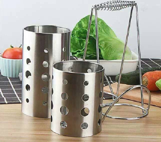 طقم صفاية المعالق الاستانلس 3×1 – تصميم عملي وجودة مضمونة 🛒