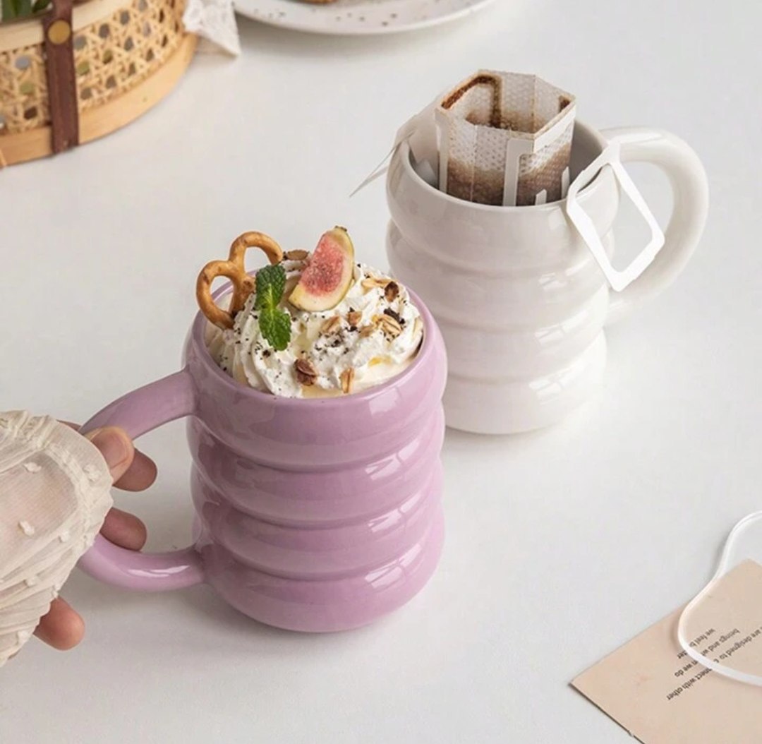 كوليكشن مجات بورسلين – مستوردة بألوان وأشكال مميزة ☕💖