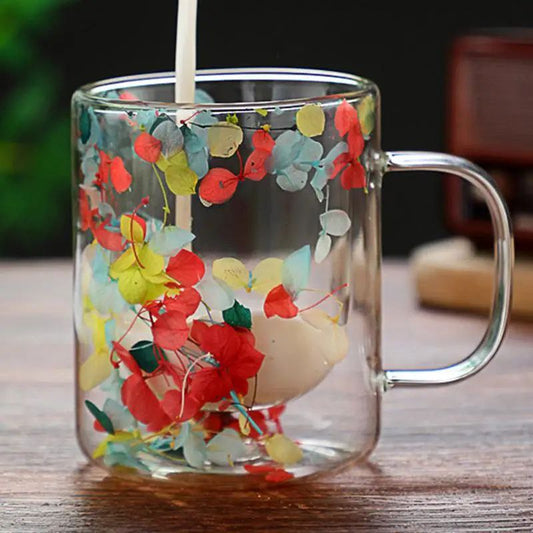 🌸☕ مج بيركس دبل ورد – تجربة شاي وقهوة فاخرة مع لمسة جمالية