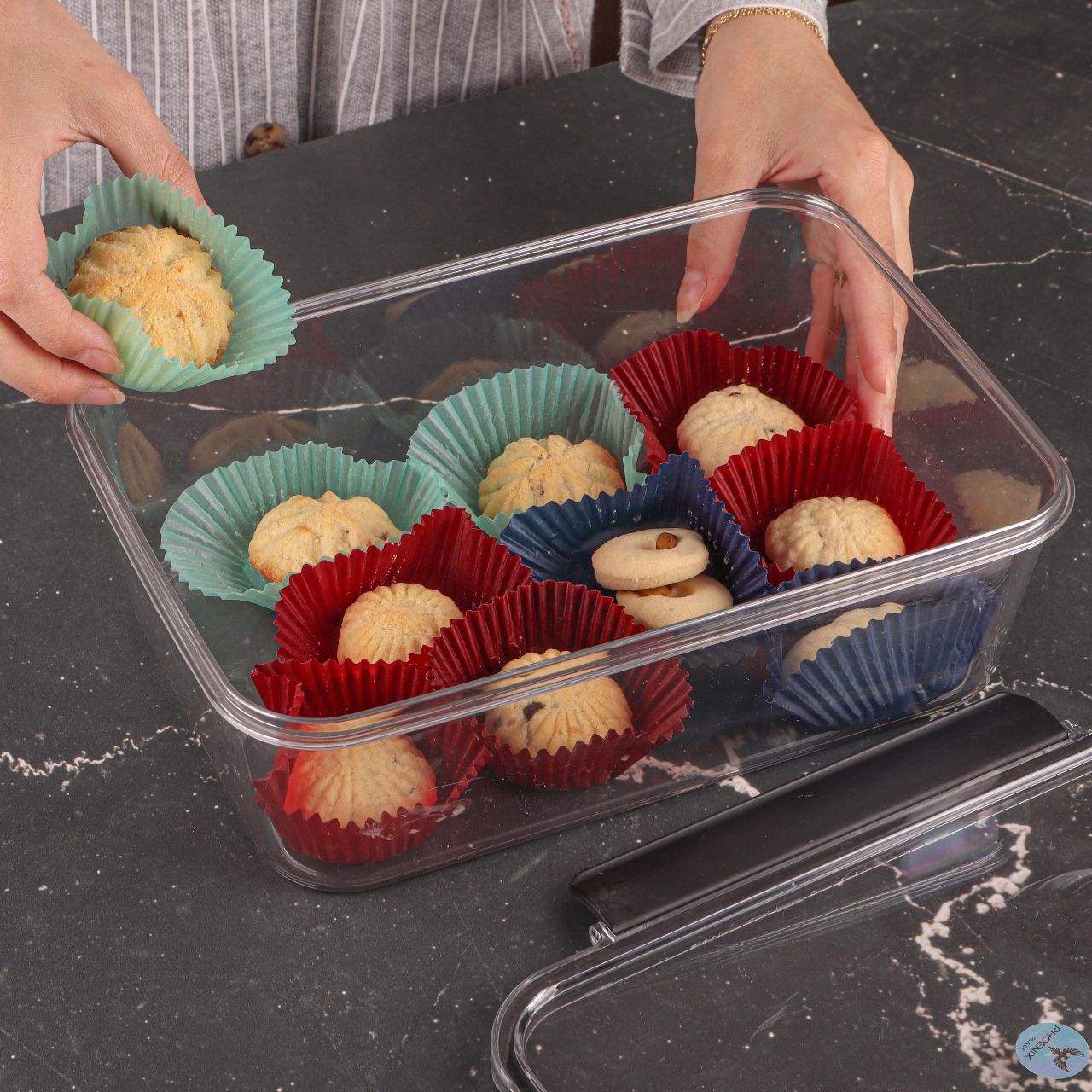 طقم علب خزين PHOENIX الأكريليك الفاخر