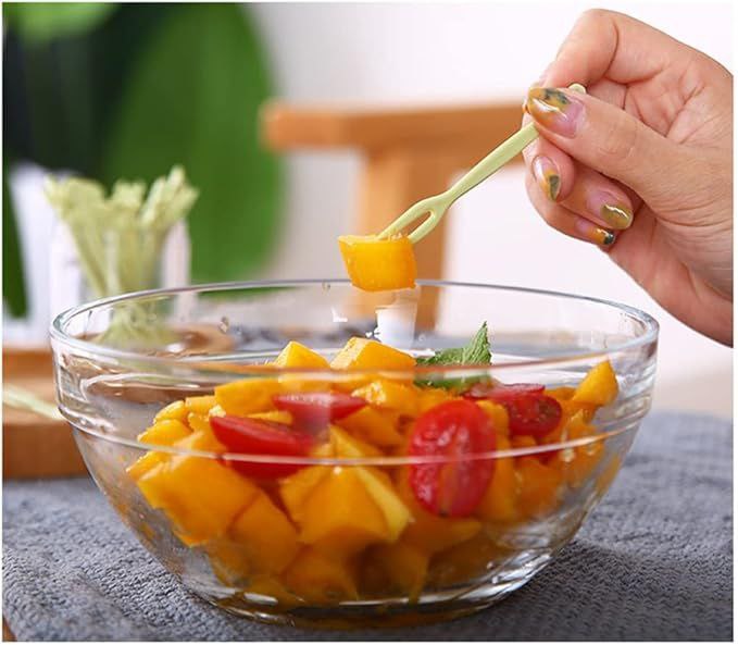 شوك فاكهة بلاستيك شيك – لأناقة التقديم وسهولة الاستخدام 🍓🍇