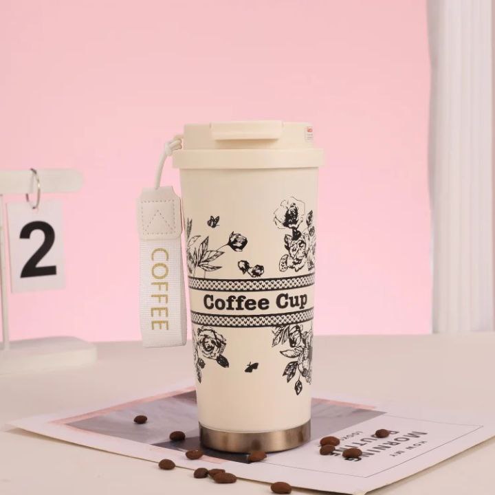 مج حراري شي إن 500ml – استانلس ستيل 316 أصلي للمشروبات الساخنة والباردة