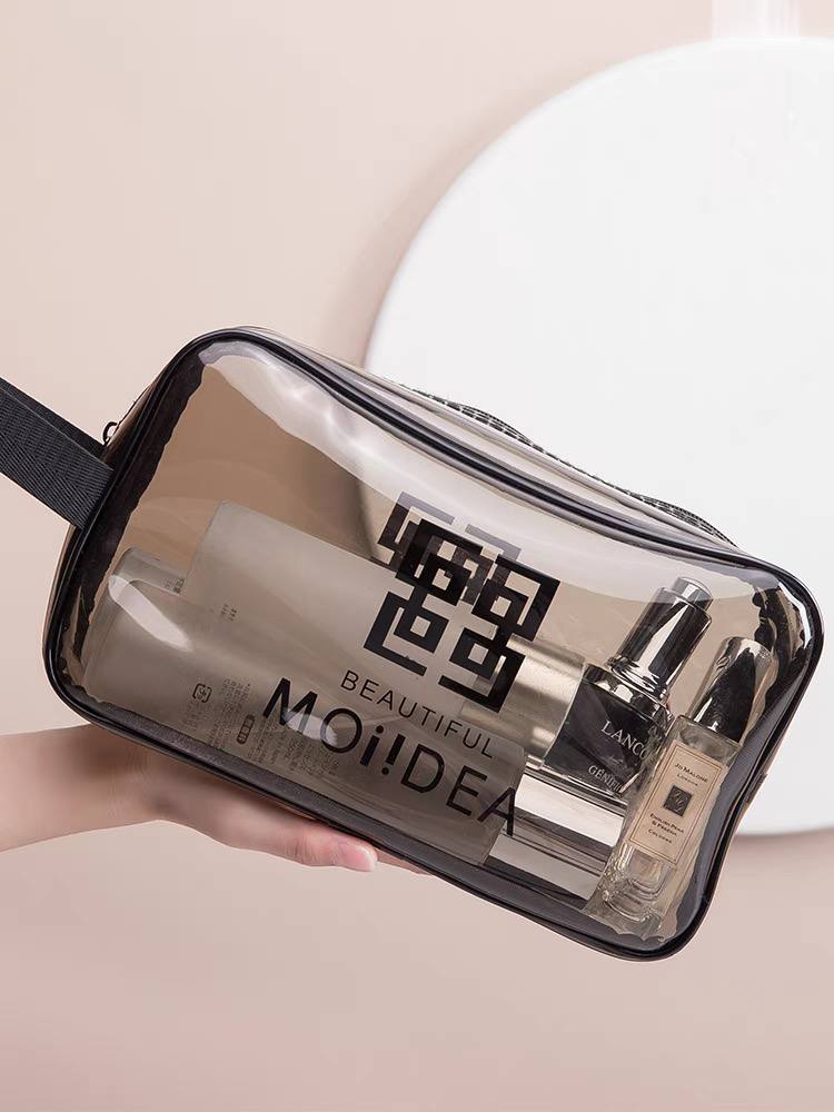 💼 شنطة الميكب والمتعلقات الشخصية الشفافة