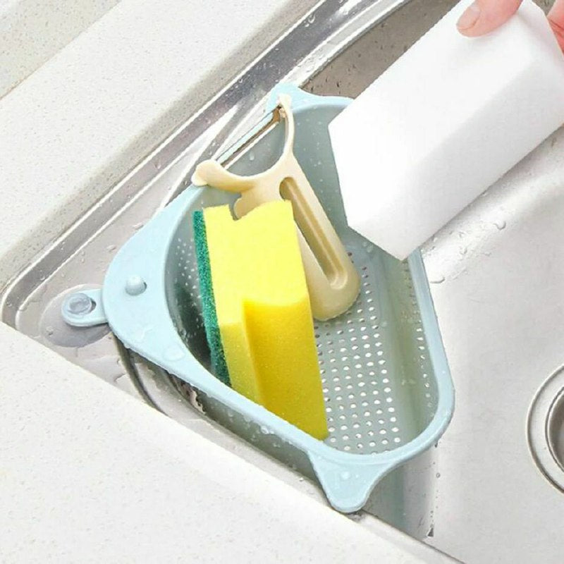 🧼 الصفاية الذكية – صفاية حوض زاوية متعددة الاستخدامات