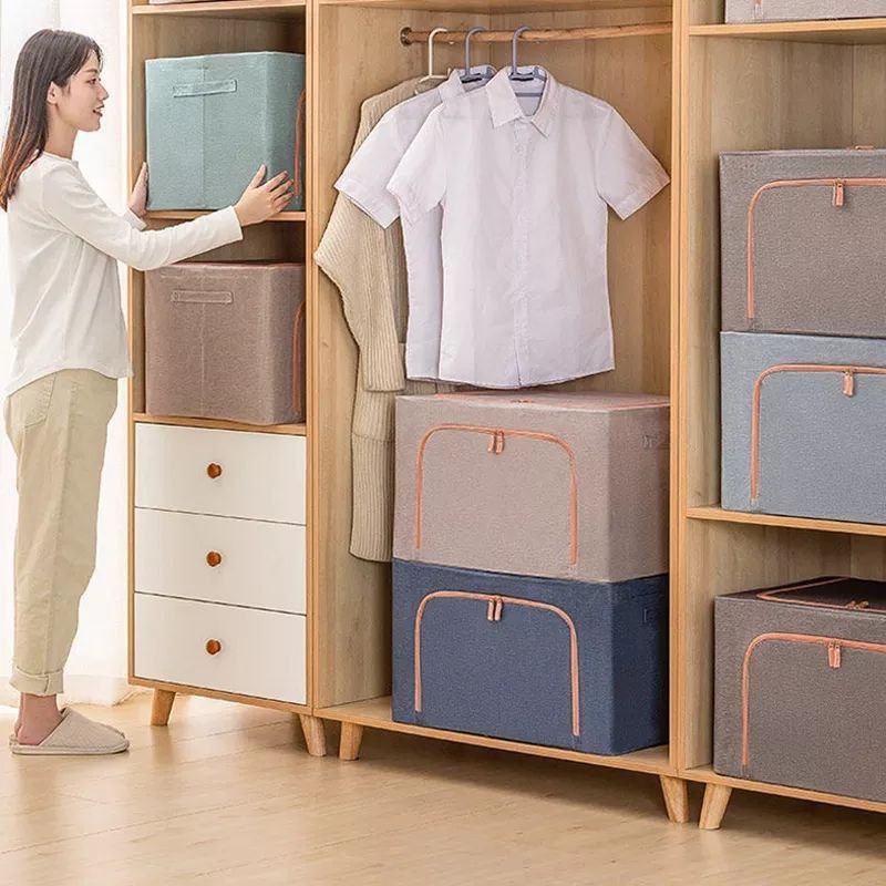 بوكس تخزين شفاف بقوائم معدن