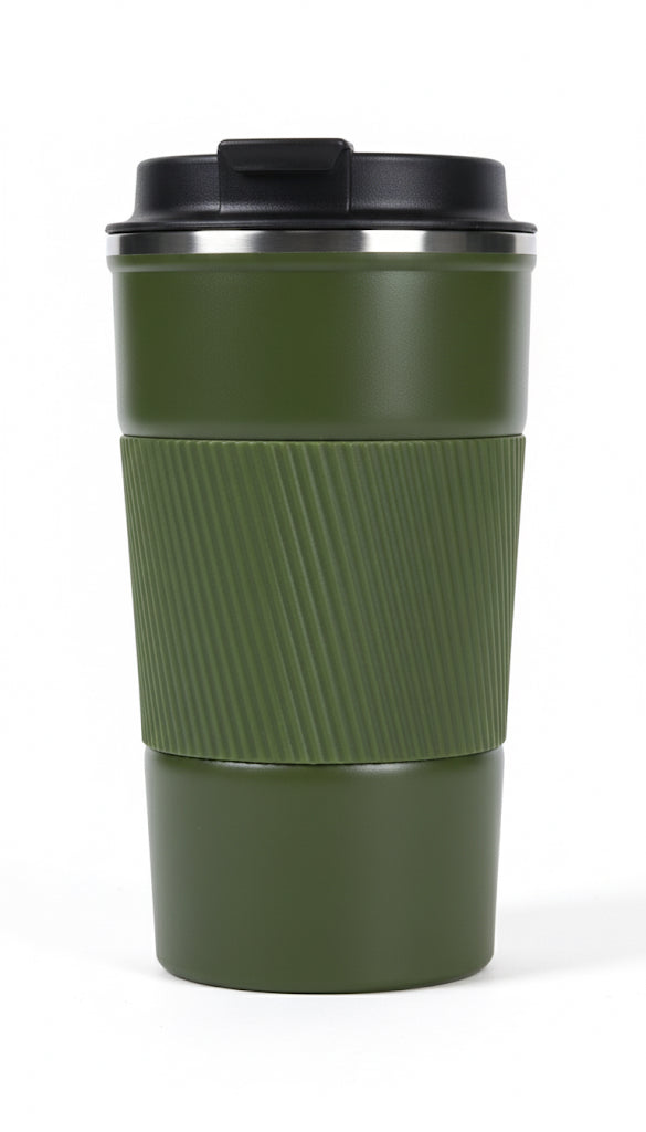 مج حراري 450 مل – يحفظ الحرارة والبرودة | كوب سفر أنيق بخامة بلاستيك حراري مقاوم للتسرب