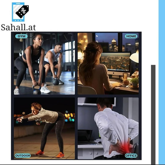 جهاز مساج ذكي بـ 4 رؤوس – لتدليك عميق وراحة عضلية فائقة