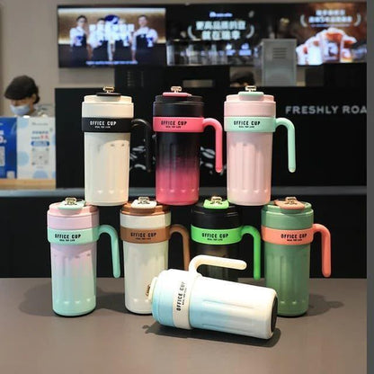 مج ترمس حراري ديجيتال للقهوة والمشروبات الساخنة – أناقة ودفء في كل رشفة