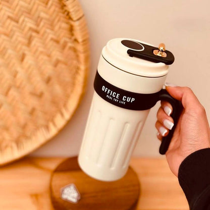 مج ترمس حراري ديجيتال للقهوة والمشروبات الساخنة – أناقة ودفء في كل رشفة