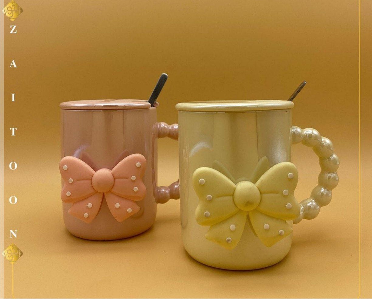 مج بورسلين فيونكة بيد بابلز – تصميم أنيق للمشروبات الساخنة والباردة