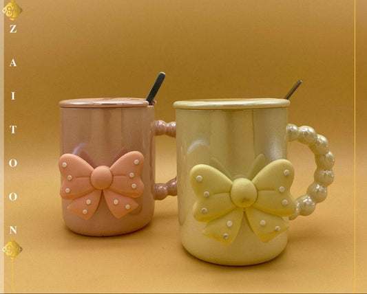 مج بورسلين فيونكة بيد بابلز – تصميم أنيق للمشروبات الساخنة والباردة